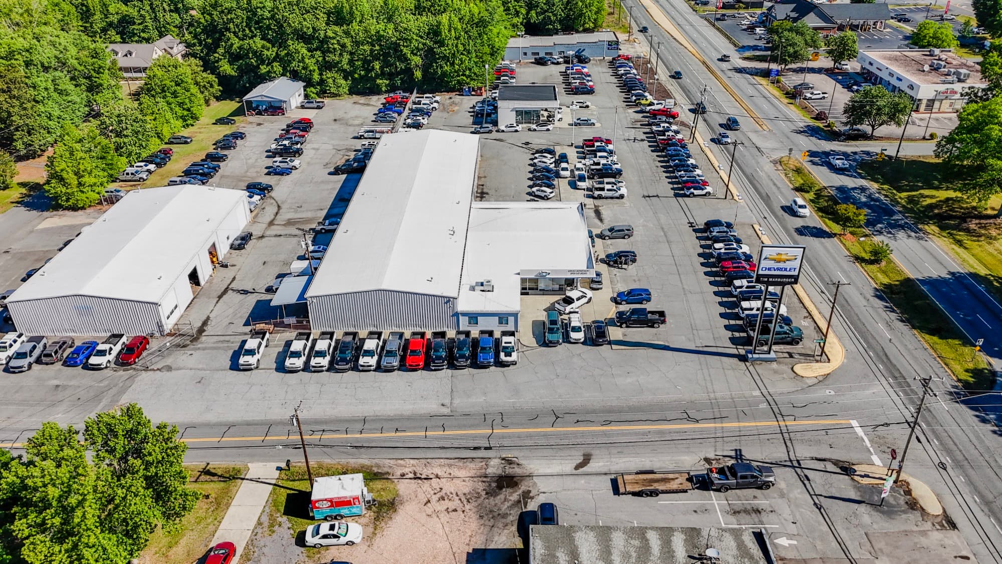 Aerial drone coverage across the Greater Charlotte area by SQO SkyWorks